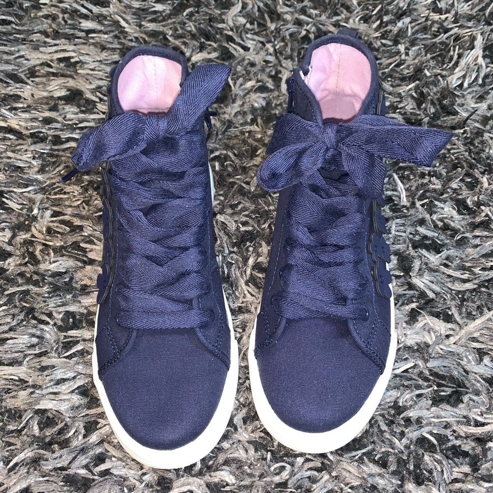 Gymboree navy blue high top sneakers